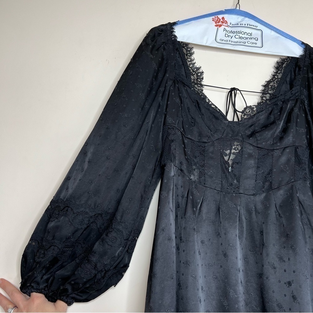 🍋 For Love and Lemons Natalie Dress in Black - Picture 6 of 16